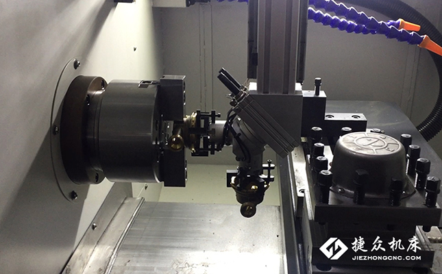 三座標桁架機械手,數控車床車水表殼(圖2) 三座標桁架機械手
